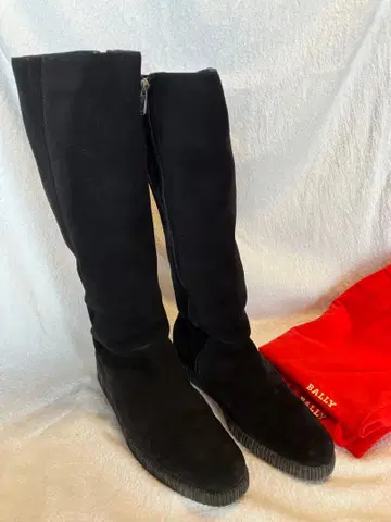 BALLY 롱 부츠 블랙 속기모