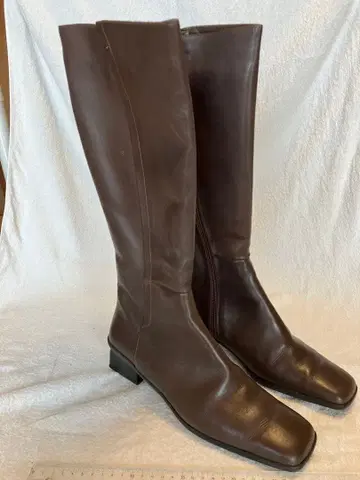 BALLY 롱 부츠 브라운 속기모