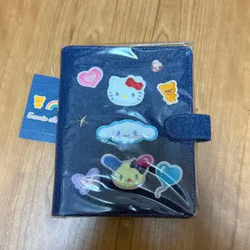 산리오 데님 와펜 디자인 바인더 씰북
