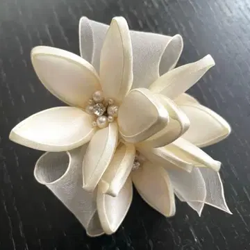 반돔 부티크 화이트 코사지