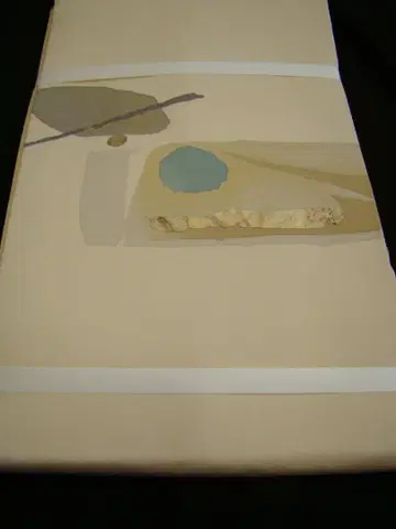 츠무기 코몬용 시오제 나고야 오비 순수 실크 미사용 Ns1708