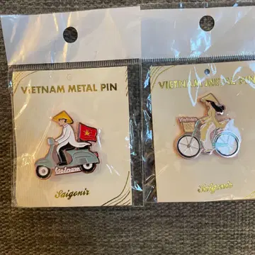 오사카 간사이 엑스포 베트남관 핀 배지 베트남 파빌리온