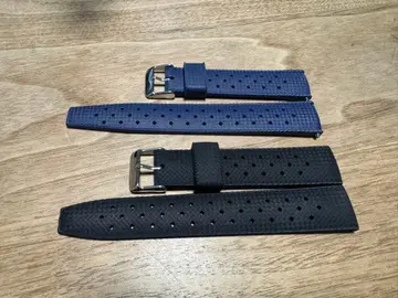 트로픽 20mm 실리콘 시계 벨트 2색 세트