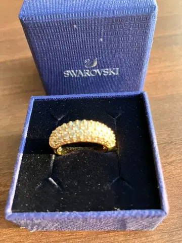 SWAROVSKI 스와로브스키 반지 [11호] 골드 컬러 파베