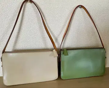 핸드백 베이지와 그린 2개 세트