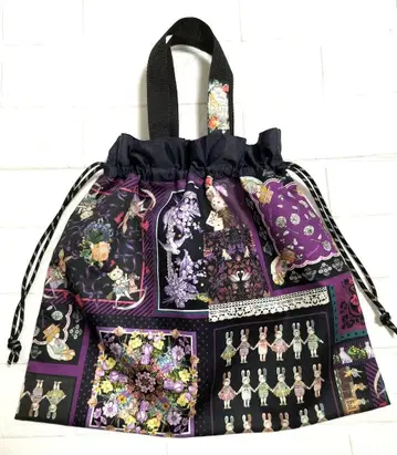 [ 조리 플뢰르 ] 폴리에스테르 (내부 가방) 파라코드 복조리 토트