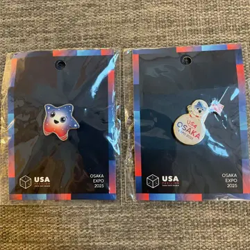 오사카 간사이 박람회 미국관 핀 배지