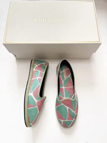 새상품 에밀리오 푸치 에스파드리유 슬립온 37 24cm