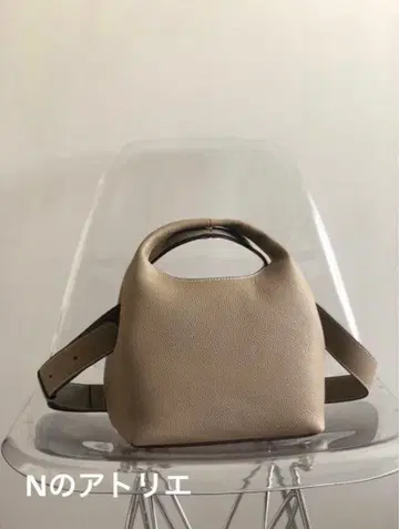 천연 가죽 소가죽 2way 숄더 핸드백 사선 가케 여행 출퇴근 슈링크