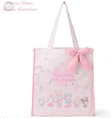 메조피아노 산리오 토트백 쿠로미 마이멜로디 키티 시나몬