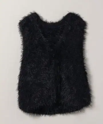 JEANASIS 지나시스 슬라브 니트 퍼 베스트