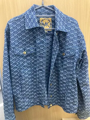 Michael Kors 로고 데님 자켓