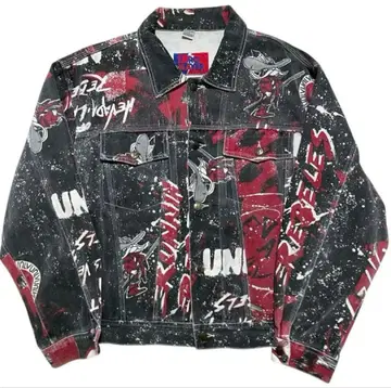 90s ProPlayer UNLV All Over NFL 데님 자켓