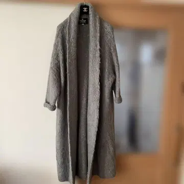 더 댈러스 그레이 롱 가디건 모헤어 복슬복슬 오버 사이즈