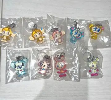 나루미야 캐릭터즈 메지루시 액세서리 컴플리트 세트 루키 9종