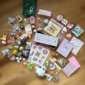 캡슐 토이 가챠 완구 씰 묶음 판매 산리오 치이카와 (먼작귀) 등