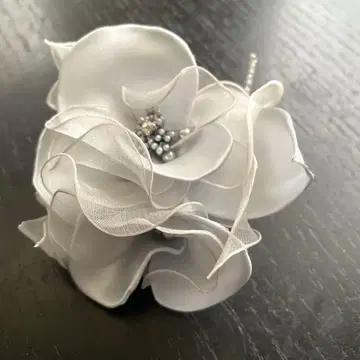 반돔 부티크 블루 그레이 코사지