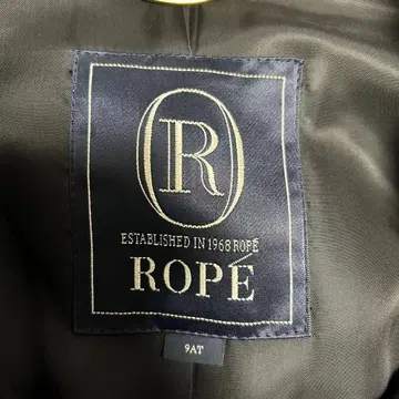 ROPE 블랙 롱 코트 래글런 슬리브 루즈핏 디자인