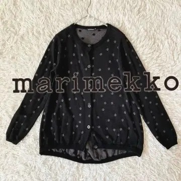 마리메꼬 자수 도트 가디건