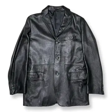 인터메조 가죽 자켓 3B 더반 블랙 남성용 L.