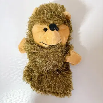 새상품 미사용 고슴도치 봉제 인형 브라운 귀여운 손인형 어린이 선물