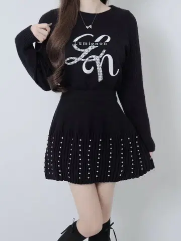 루미니옹 니트 블랙