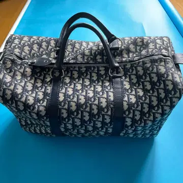 로고 패턴 보스턴 백 중형