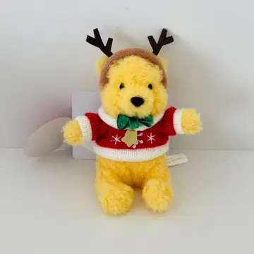 [새상품] 디즈니랜드 크리스마스 푸우 마스코트 봉제 인형 2024