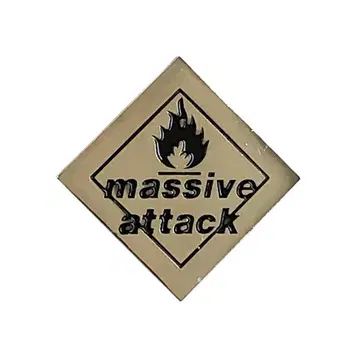 [ KHONKA KLUB ] Massive Attack 실버 핀 배지