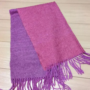 업데이트 스타일 핑크 그라데이션 머플러 (캐시미어 혼방)