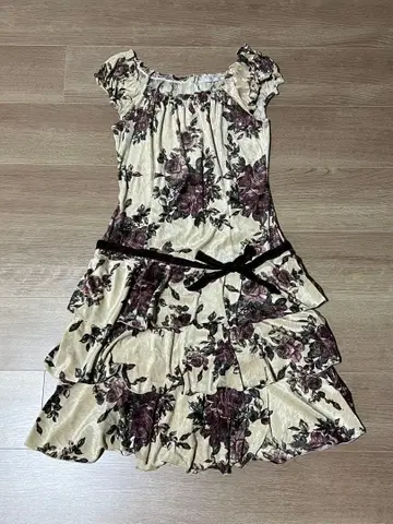 L'EST ROSE 플라워 프린트 원피스