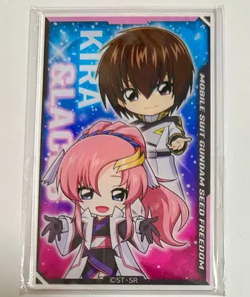 건담 SEED FREEDOM 검정 아크릴 카드 키라 라크스