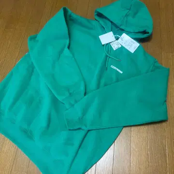 [ 미사용 새상품 ] Converse 그린 후드티