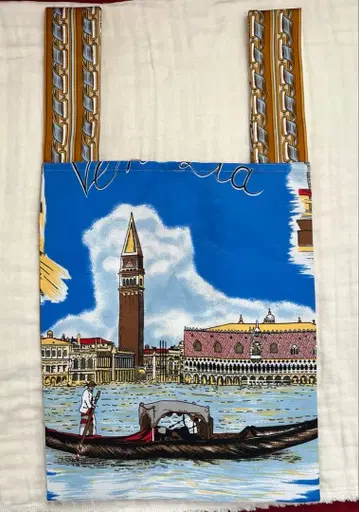 치코라테 빈티지 스카프 마르쉐백 에코백 미사용품