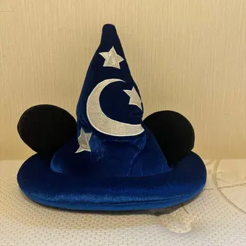 미키마우스 귀 달린 파란 마법사 모자