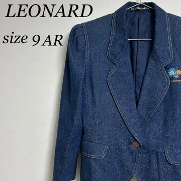 LEONARD 레오나르 자켓 긴팔 데님 여성용