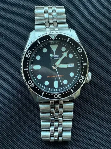 작동 SEIKO 자동 와인딩 다이버 워치 200m