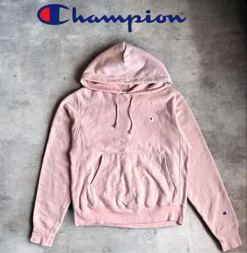 Champion Reverse Weave 옅은 핑크 S 페이드