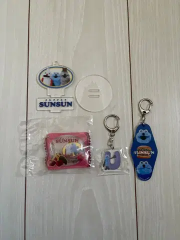 퍼펫 순순 키링 4개 세트