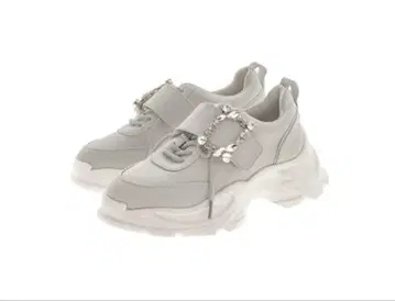 RANDA 비쥬 버클 스니커즈 그레이