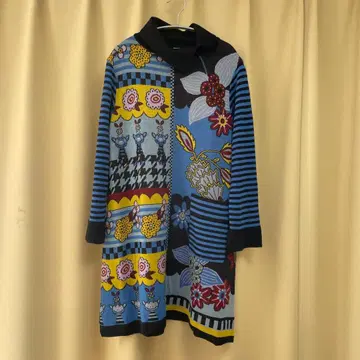 알베로베로 컬러풀한 니트 원피스 긴팔