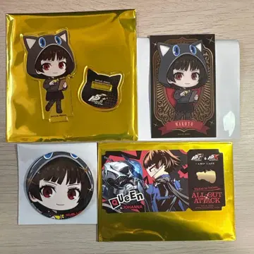 페르소나 5 더 로얄 AMO CAFE 콜라보 묶음 판매 니이지마 마코토