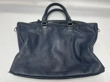 STEFANOMANO 스테파노마노 네이비 가죽 비즈니스 백