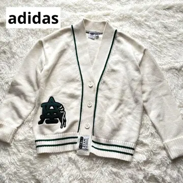 adidas 아디다스 버튼 니트 가디건 화이트
