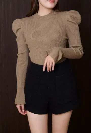 [ Her lip to ] 볼륨 슬리브 니트