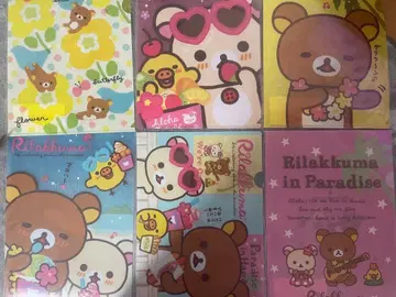 LAWSON 리락쿠마 클리어 파일 42장 세트