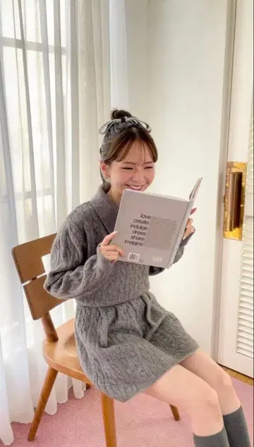 [ 새상품 ] 셰리 니트 세트