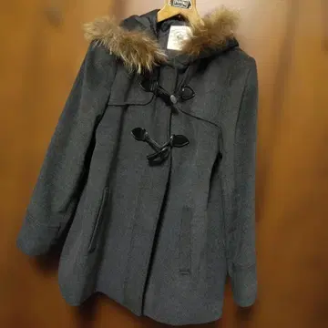 any FAM 더플 코트 그레이 A라인