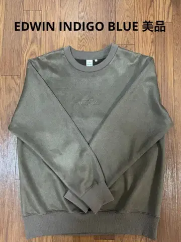 컨디션 최상 EDWIN Indigo Blue L 사이즈 니트 스웨터