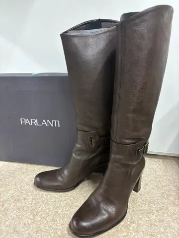 PARLANTI 다크 브라운 롱 부츠